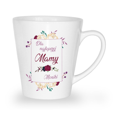 Kubek latte na dzień matki Dla najlepszej Mamy + imię